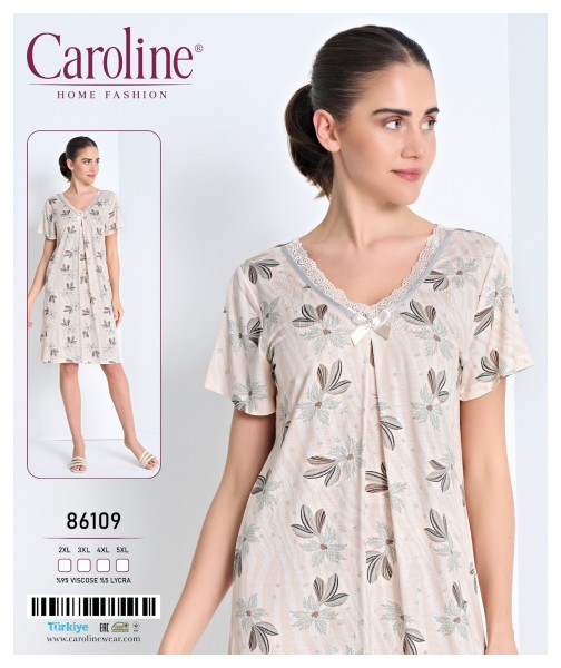 Caroline 86109 ночная рубашка 2XL, 3XL, 4XL, 5XL