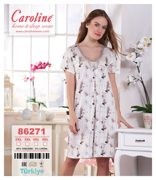 Caroline 86271 ночная рубашка 4XL