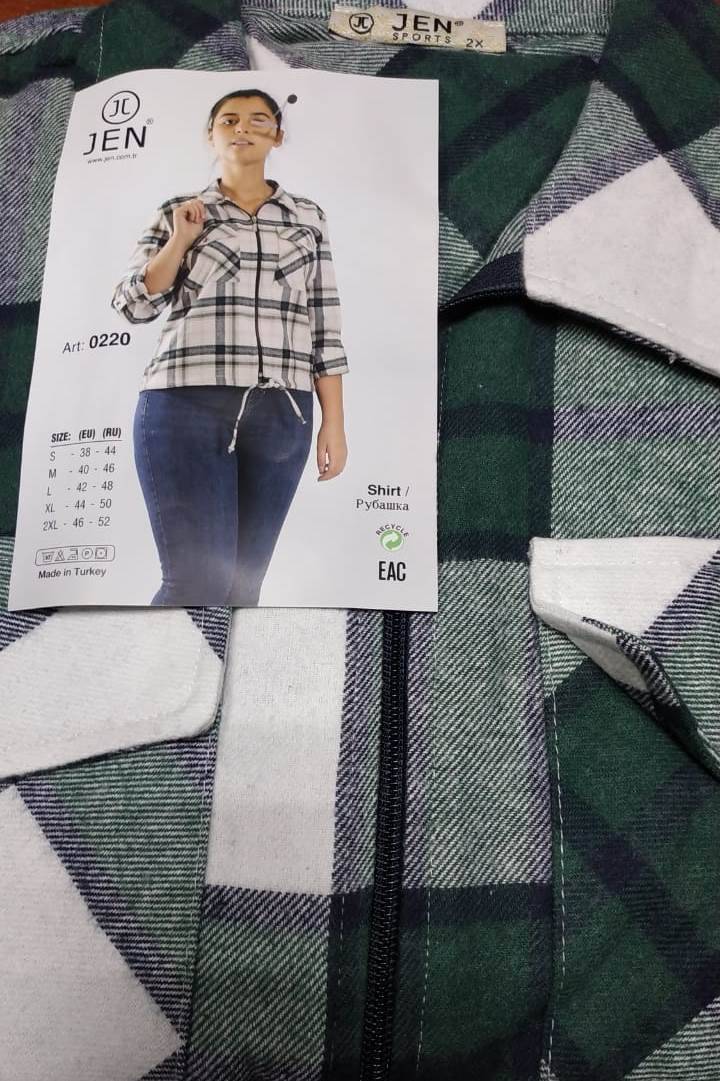 Jen 0220 рубашка S, M, L, XL, 2XL