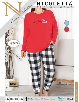 Nicoletta 30059 пижама 3XL, 4XL