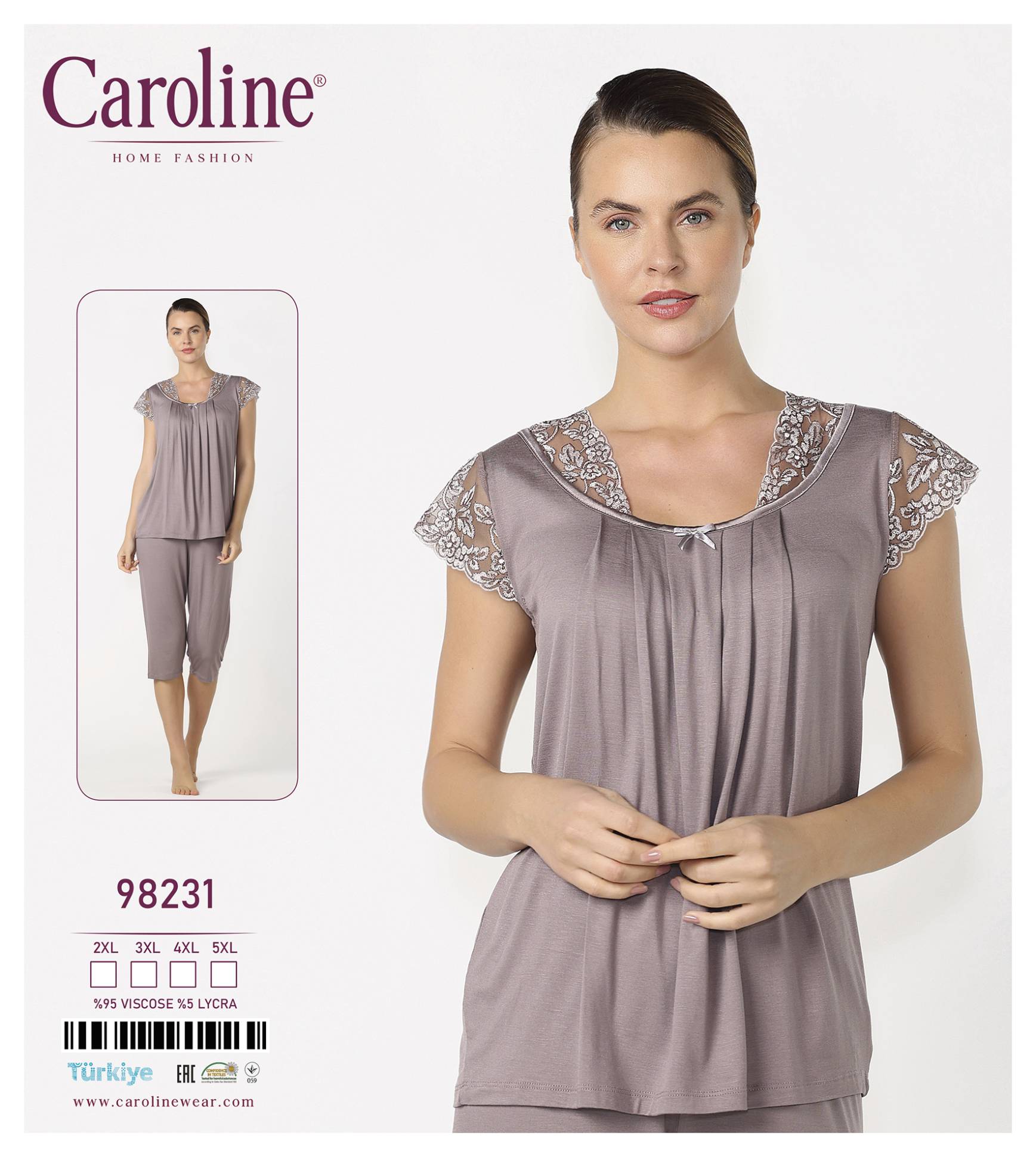Caroline 98231 пижама 4XL