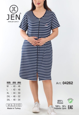 Jen 04262 халат M, L, XL, 2XL, 3XL