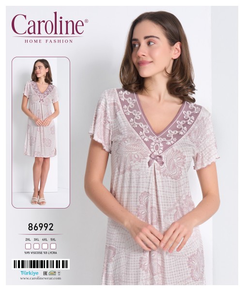 Caroline 86992 ночная рубашка 2XL, 3XL, 4XL, 5XL