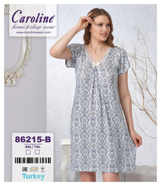 Caroline 86215-B ночная рубашка 6XL, 7XL
