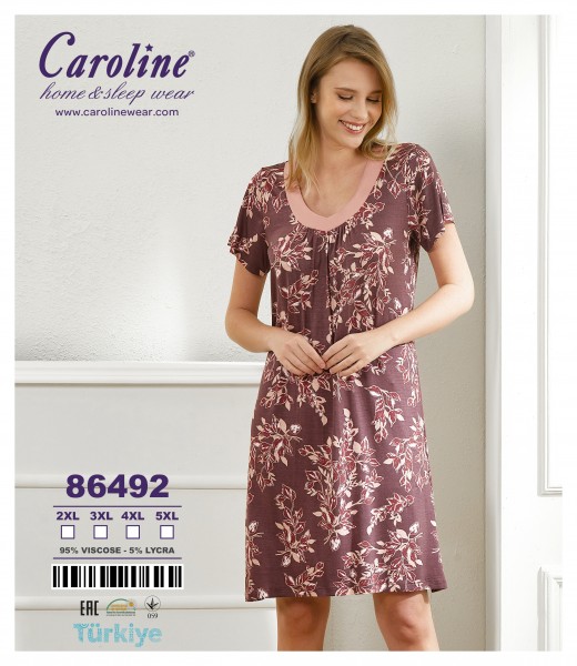 Caroline 86492 ночная рубашка 2XL, 3XL, 4XL, 5XL