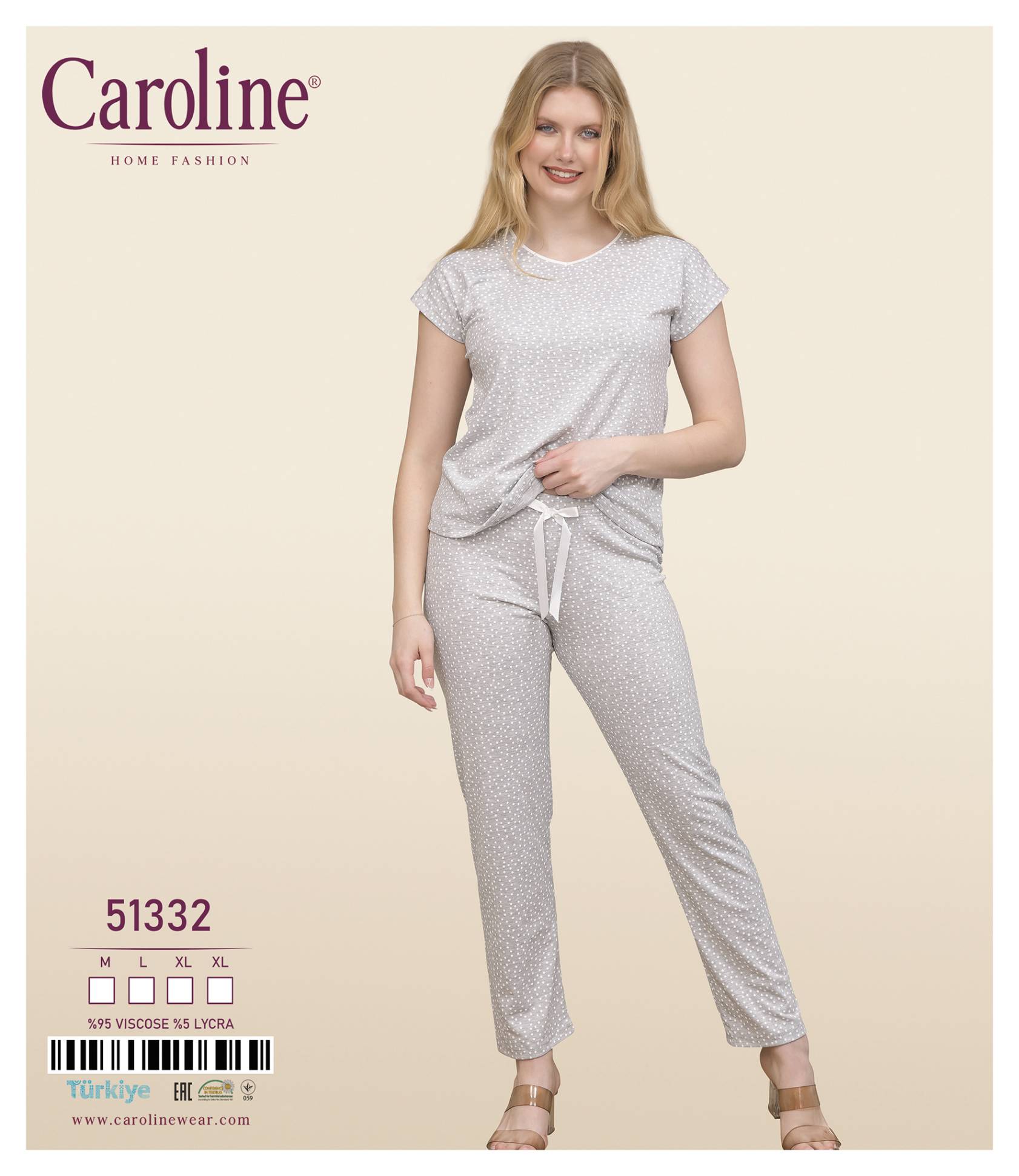 Caroline 51332 пижама XL