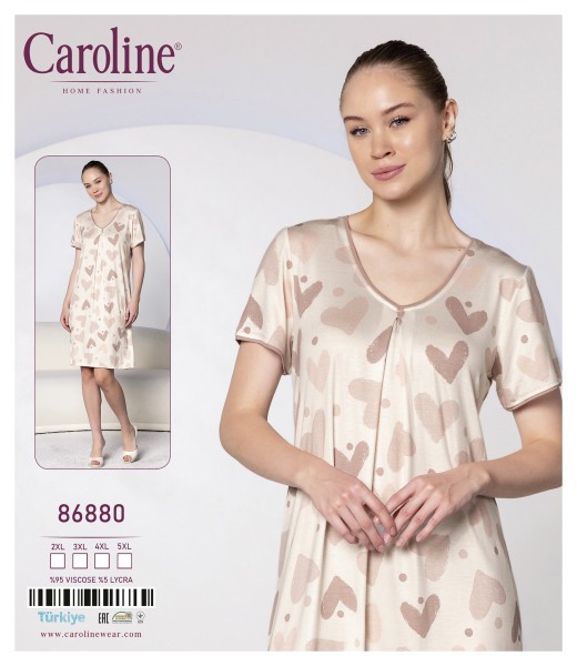 Caroline 86880 ночная рубашка 4XL, 5XL