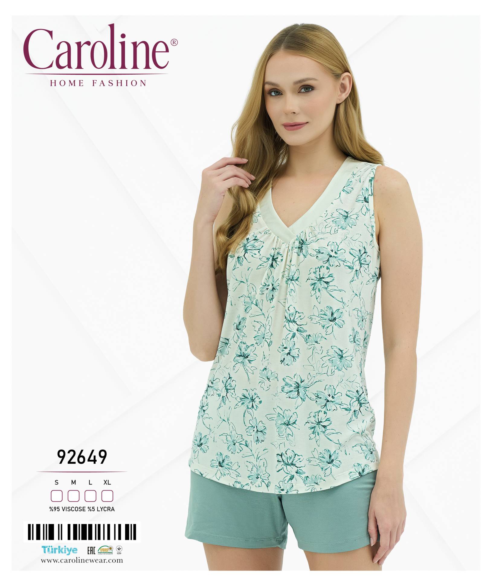 Caroline 92649 пижама S, M, L, XL