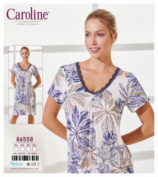 Caroline 86558 ночная рубашка 5XL