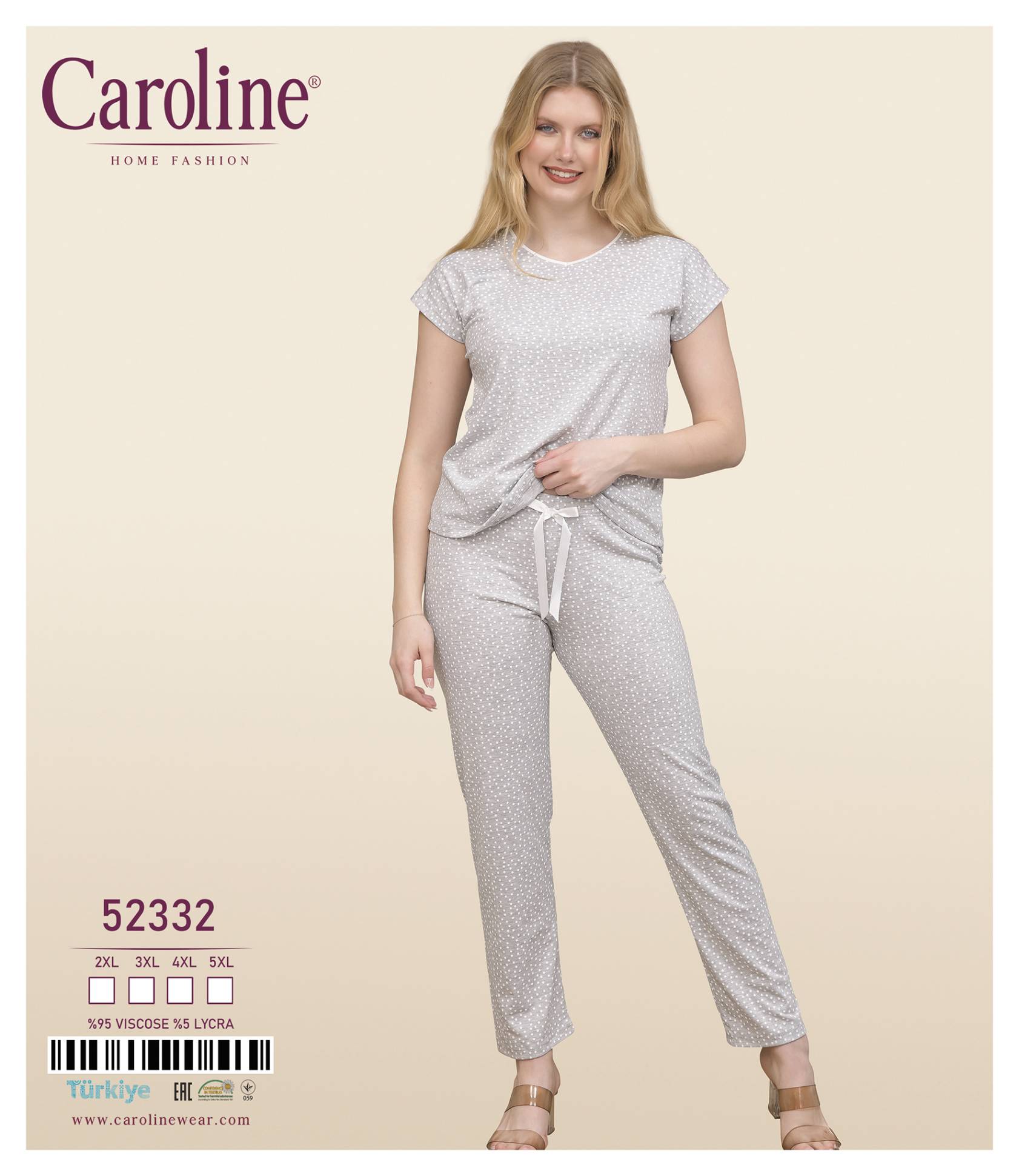 Caroline 52332 пижама 5XL