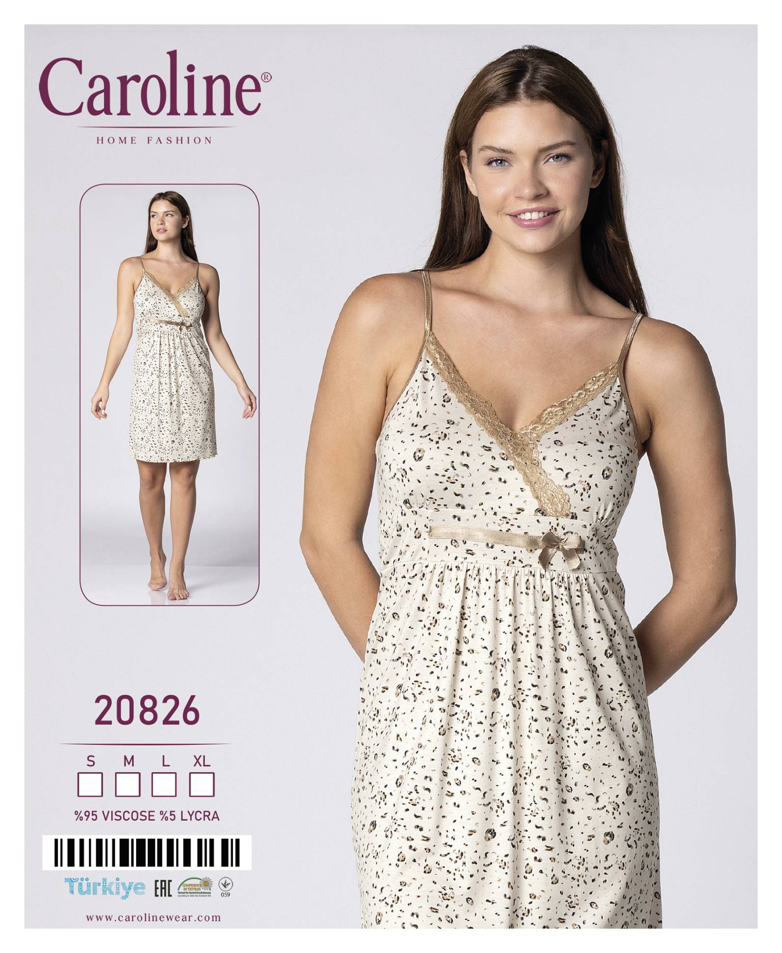 Caroline 20826 ночная рубашка S