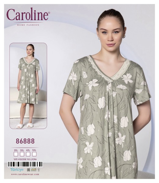 Caroline 86888 ночная рубашка 2XL, 3XL, 4XL, 5XL