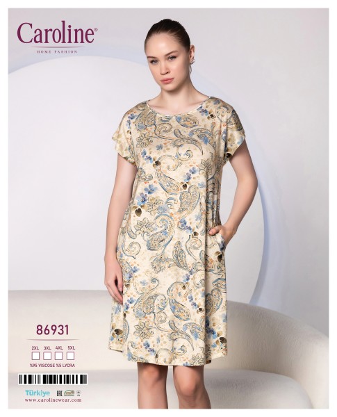 Caroline 86931 ночная рубашка 2XL, 4XL