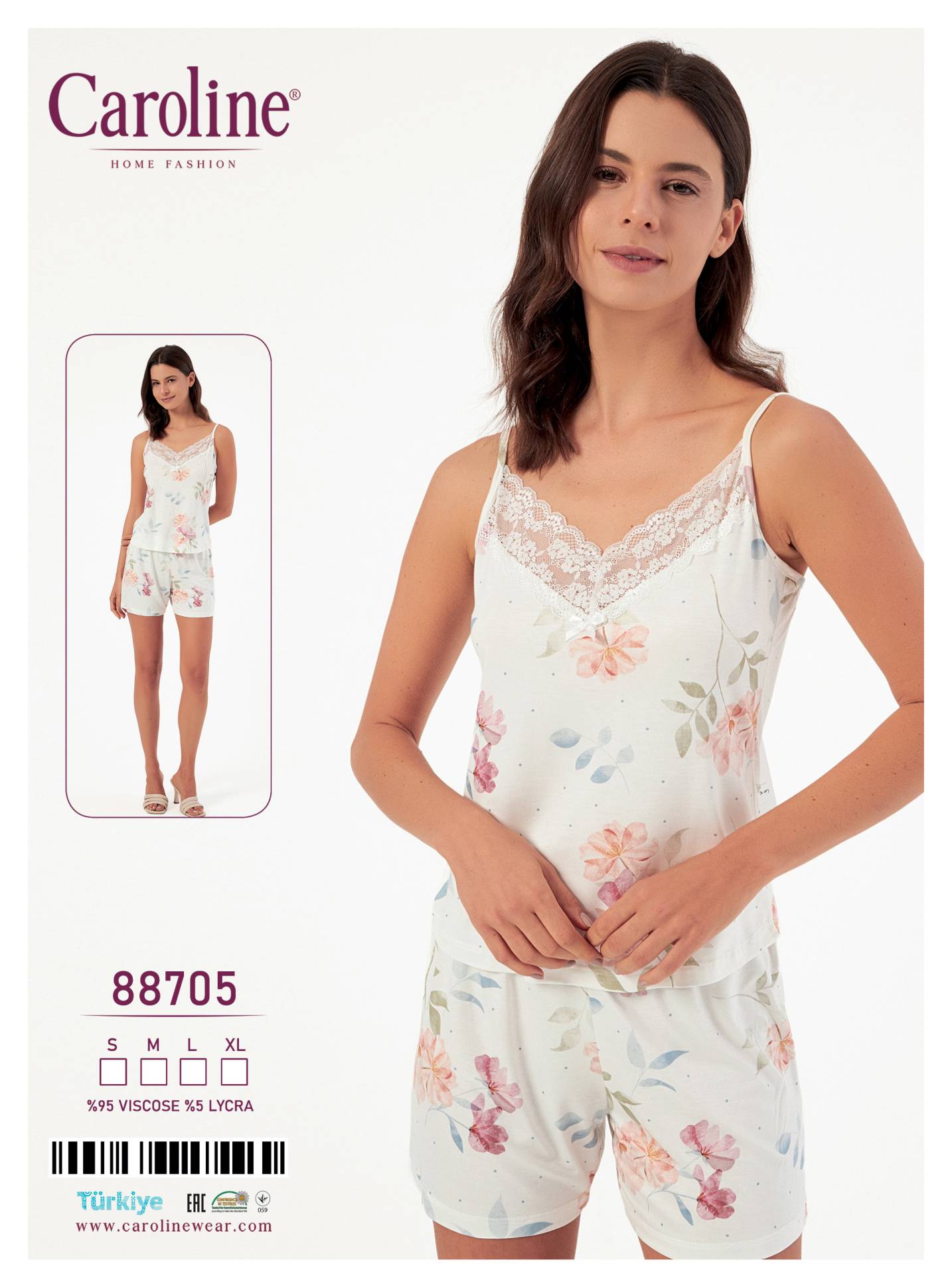 Caroline 88705 пижама S, M, L, XL