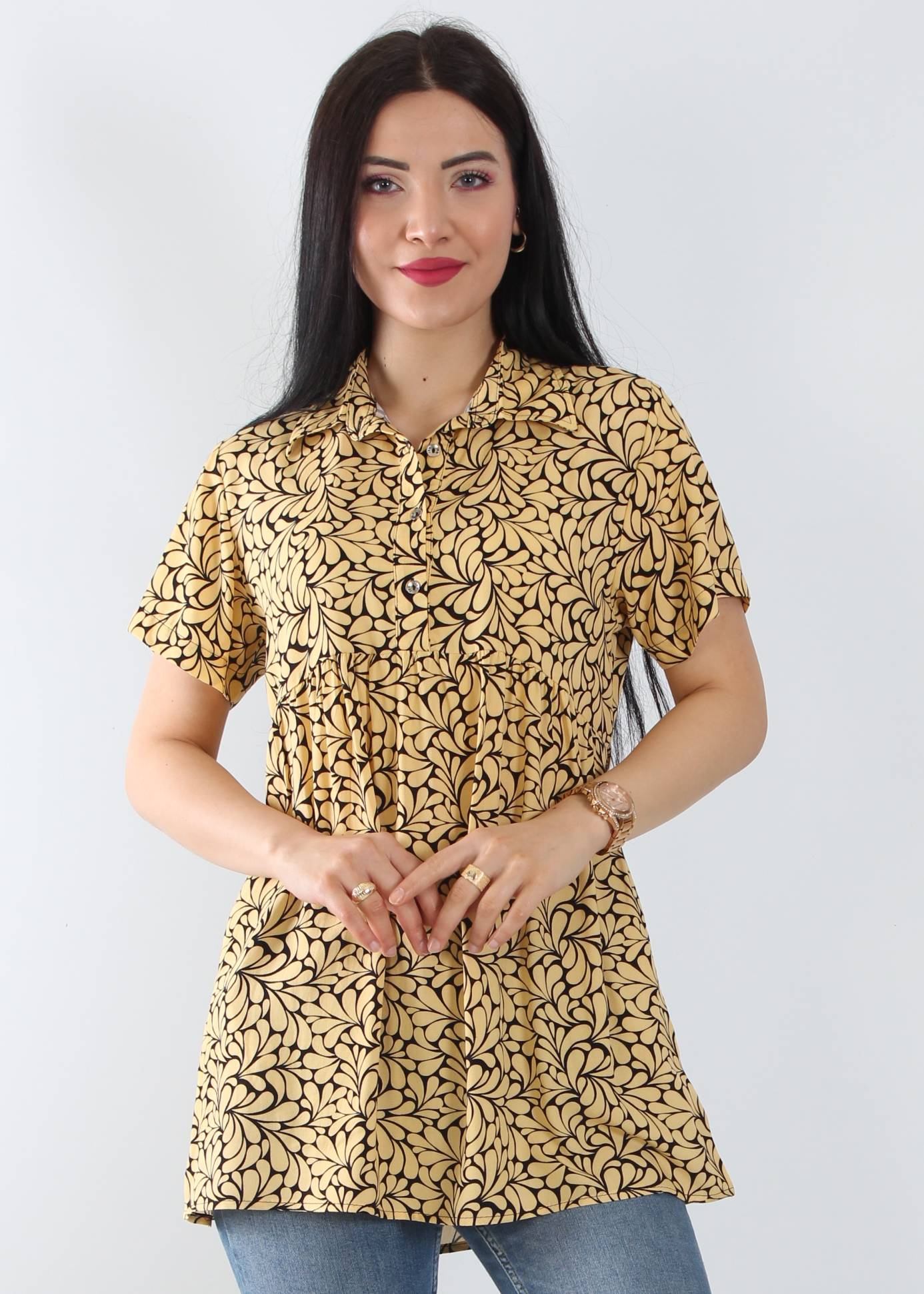 Jen 0312 рубашка M, L, XL, 2XL, 3XL