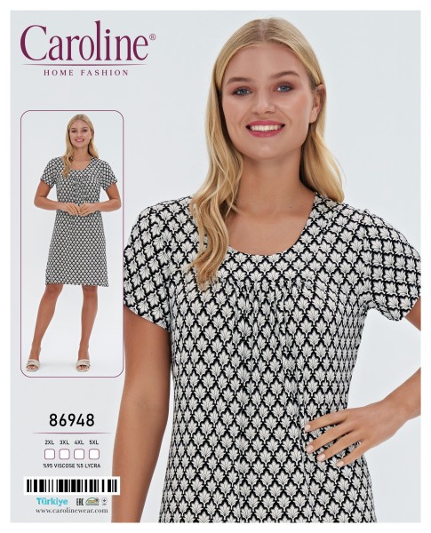 Caroline 86948 ночная рубашка 2XL, 3XL, 4XL, 5XL