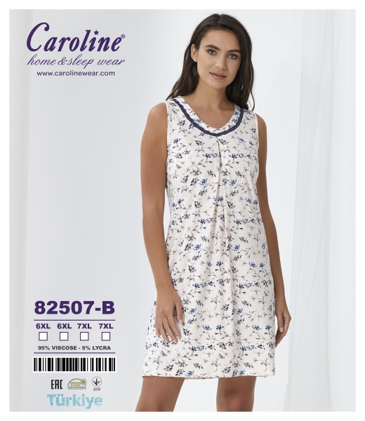 Caroline 82507-B ночная рубашка 6XL, 7XL