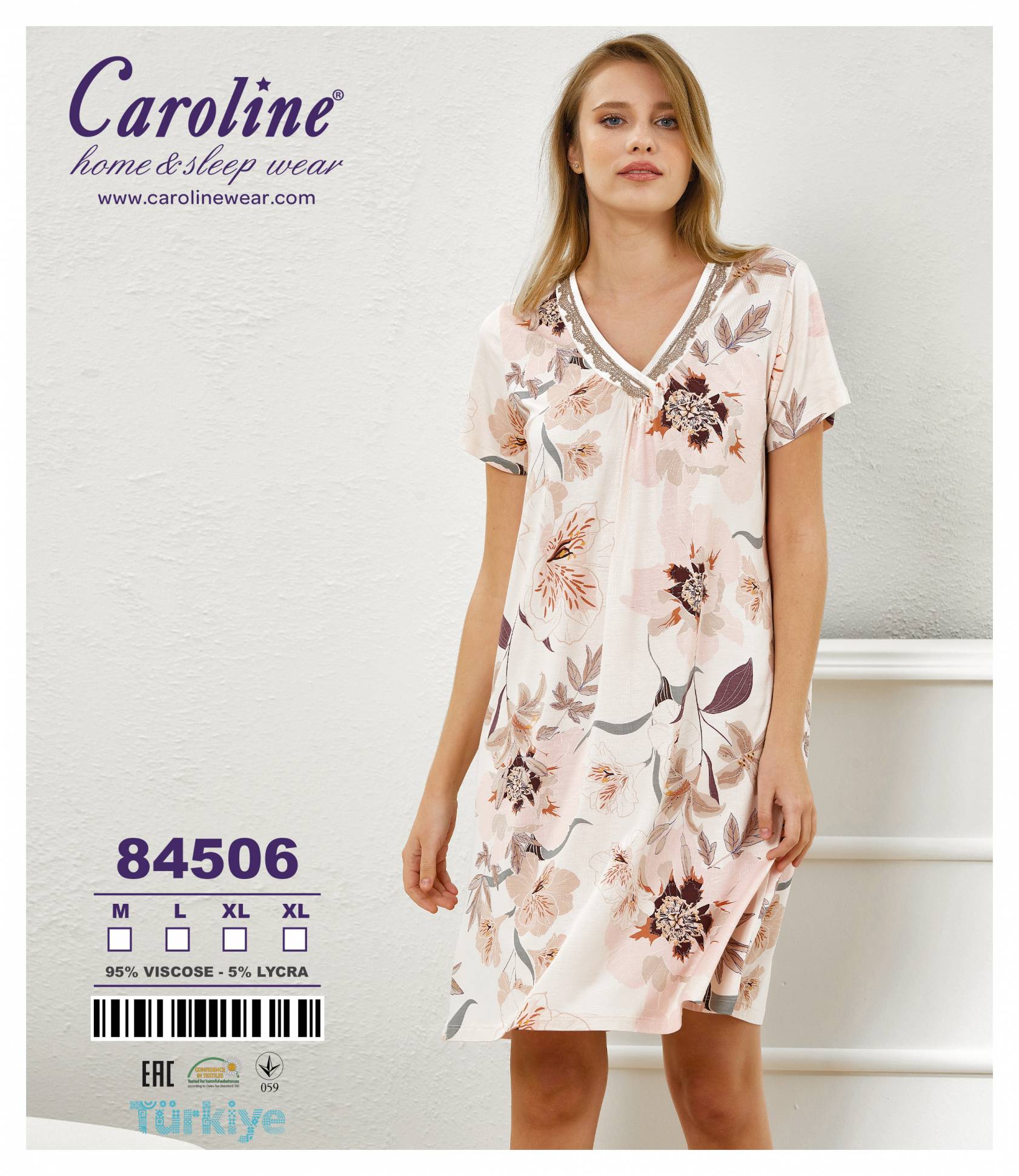 Caroline 84506 ночная рубашка XL