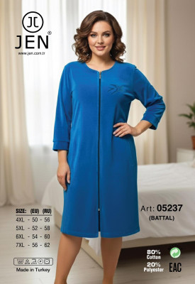 Jen 05237-B халат 4XL, 5XL, 6XL, 7XL