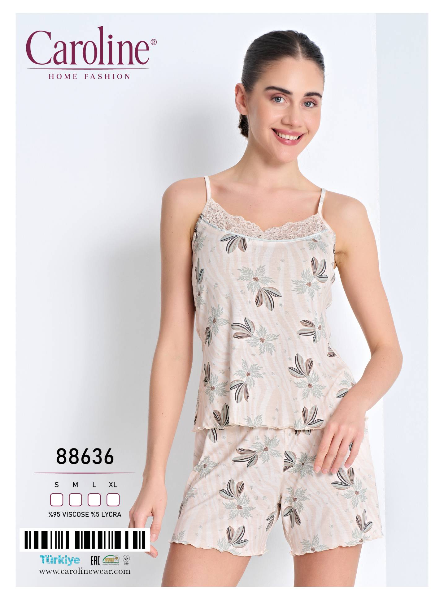 Caroline 88636 пижама S, M