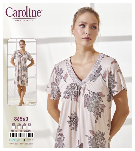 Caroline 86560 ночная рубашка 2XL, 3XL, 4XL, 5XL