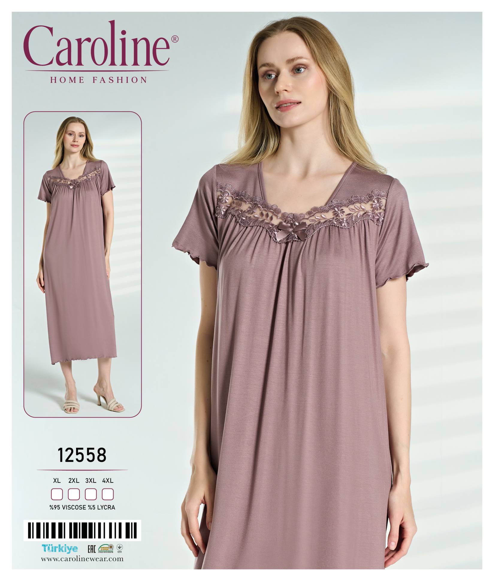 Caroline 12558 ночная рубашка XL