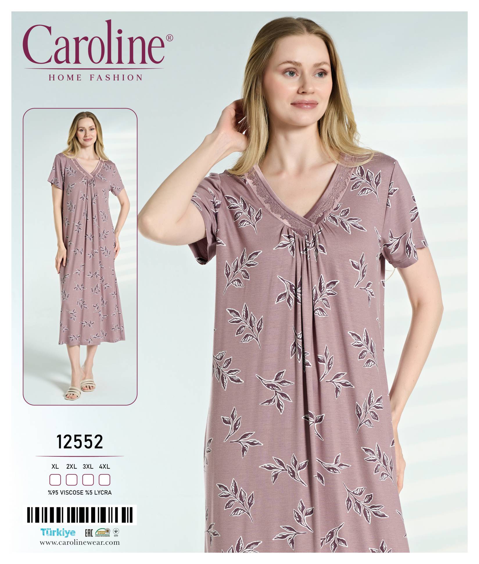 Caroline 12552 ночная рубашка XL