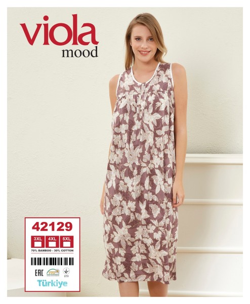 Viola 42129 ночная рубашка 3XL, 4XL, 5XL