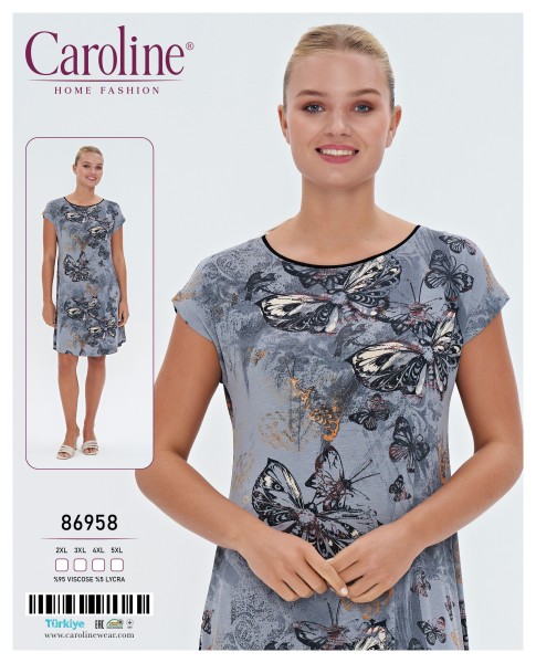 Caroline 86958 ночная рубашка 2XL, 3XL, 4XL, 5XL
