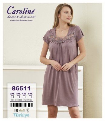 Caroline 86511 ночная рубашка 3XL