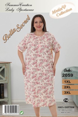 Metin 2059 ночная рубашка 1XL, 2XL, 3XL