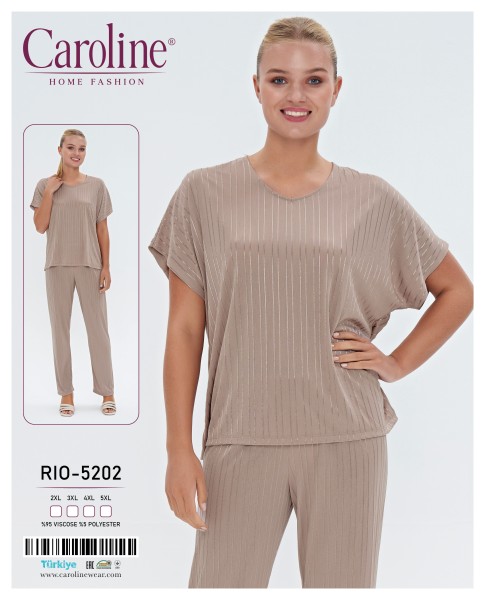 Caroline RIO-5202 пижама 2XL, 3XL, 4XL, 5XL