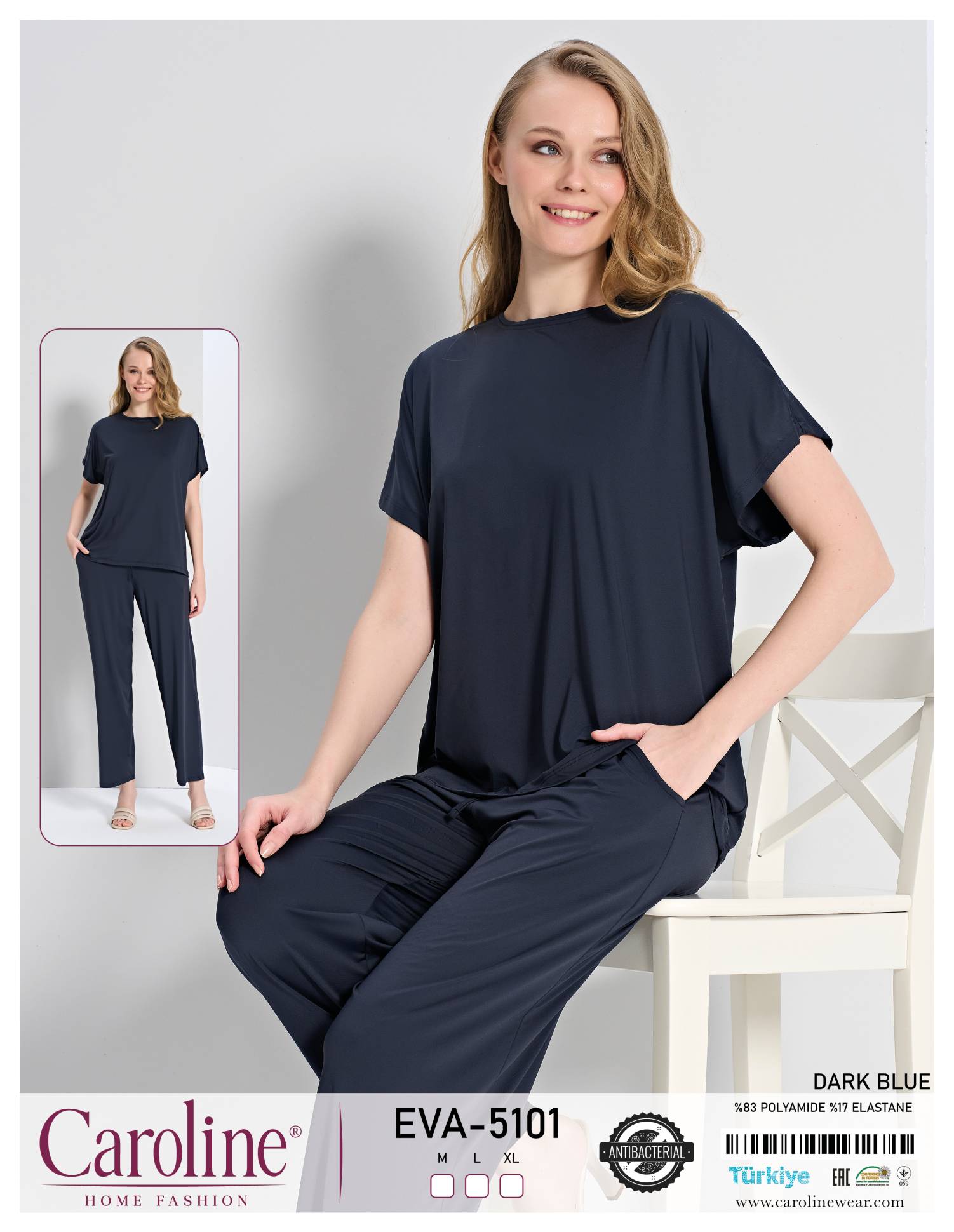 Caroline EVA-5101 пижама M, L, XL