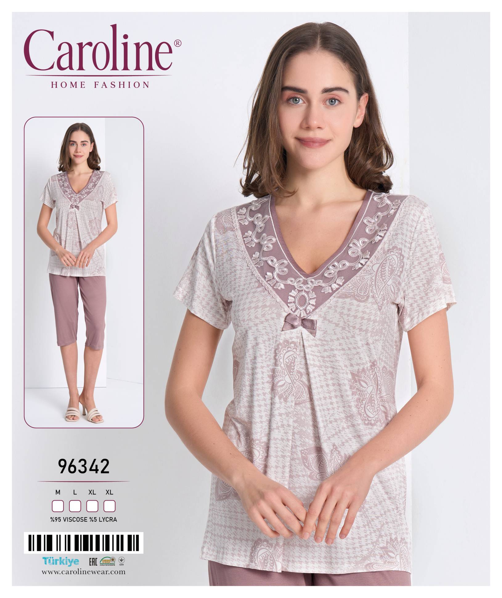 Caroline 96342 пижама M, L, XL, XL