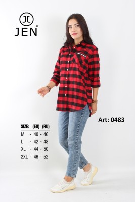 Jen 0483 рубашка M, L, XL, 2XL