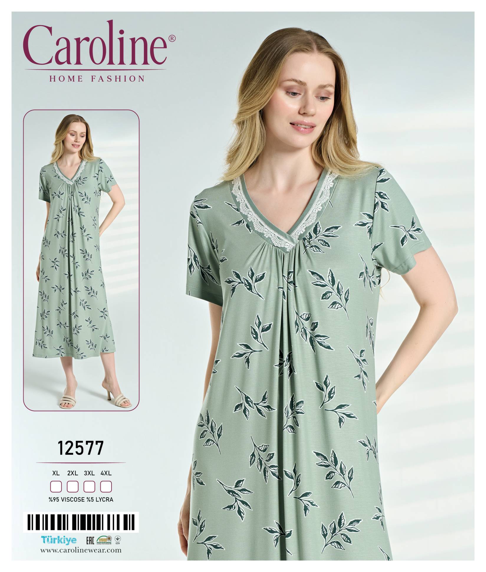 Caroline 12577 ночная рубашка XL