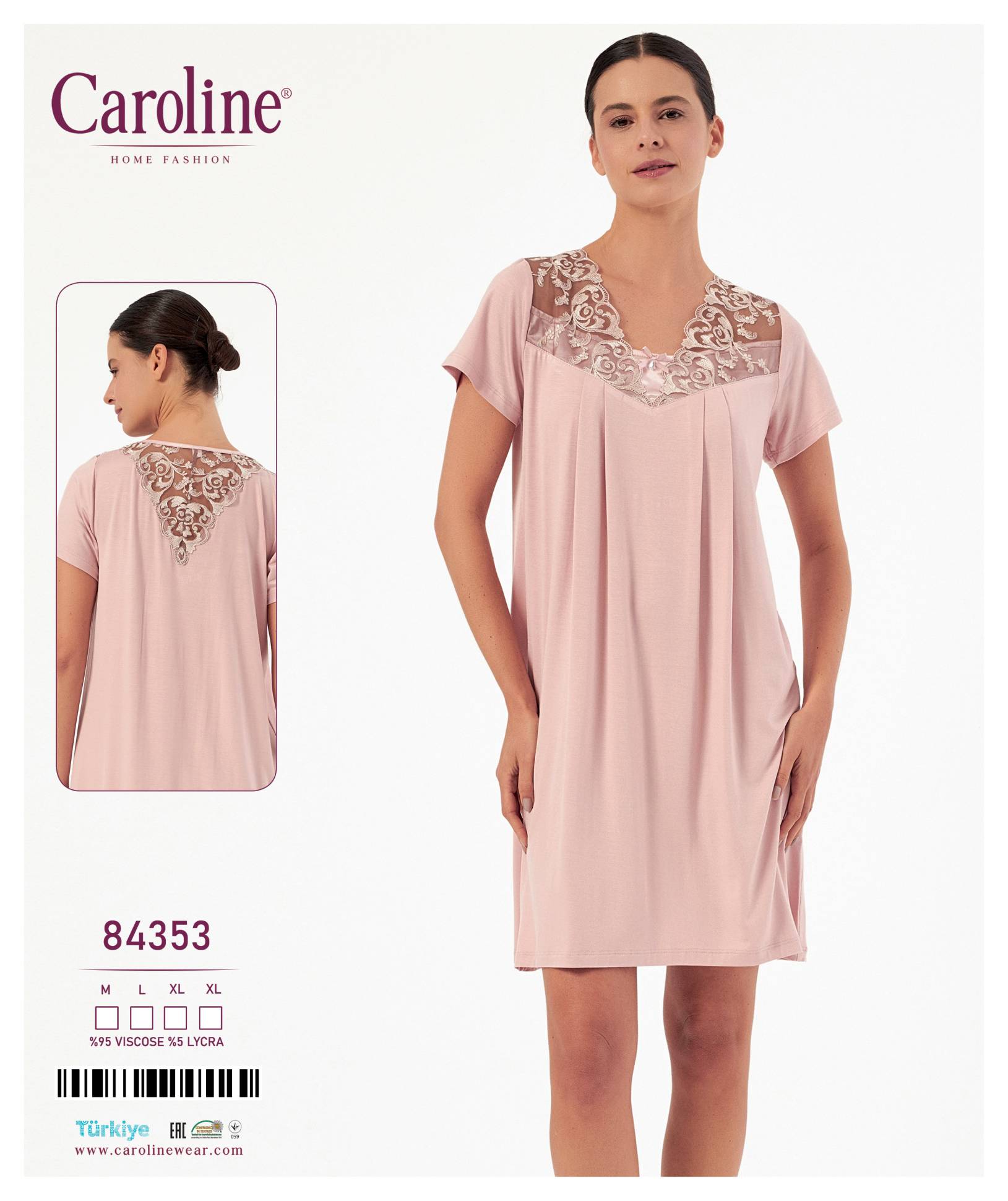 Caroline 84353 ночная рубашка M, L, XL, XL