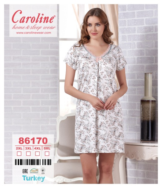 Caroline 86170 ночная рубашка 2XL, 3XL, 4XL, 5XL