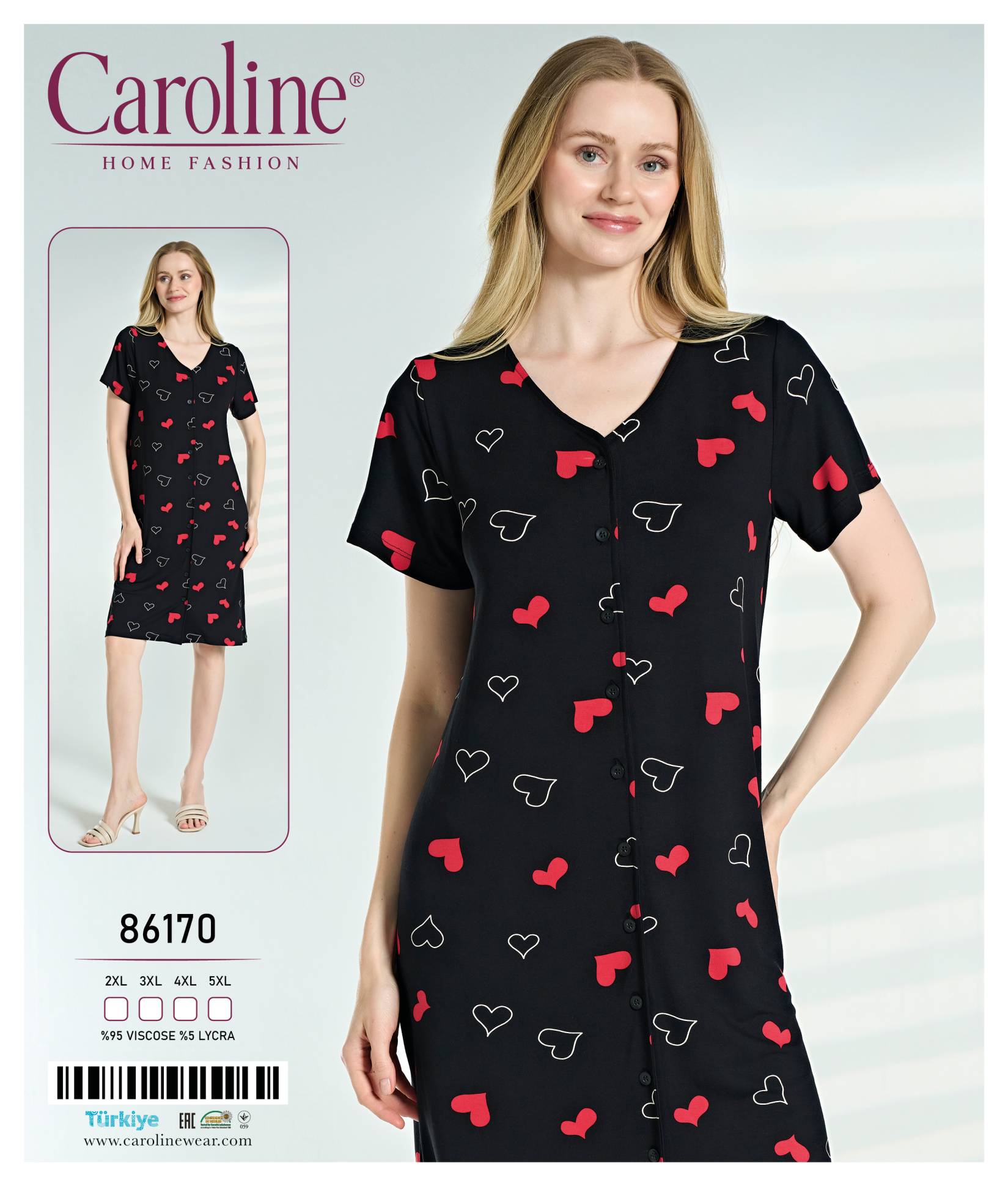 Caroline 86170 халат 4XL