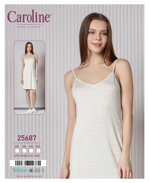 Caroline 25687 ночная рубашка 2XL, 3XL, 4XL