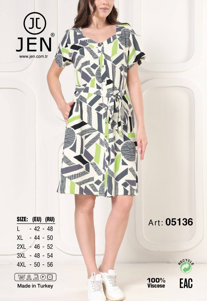 Jen 05136 халат 2XL, 3XL