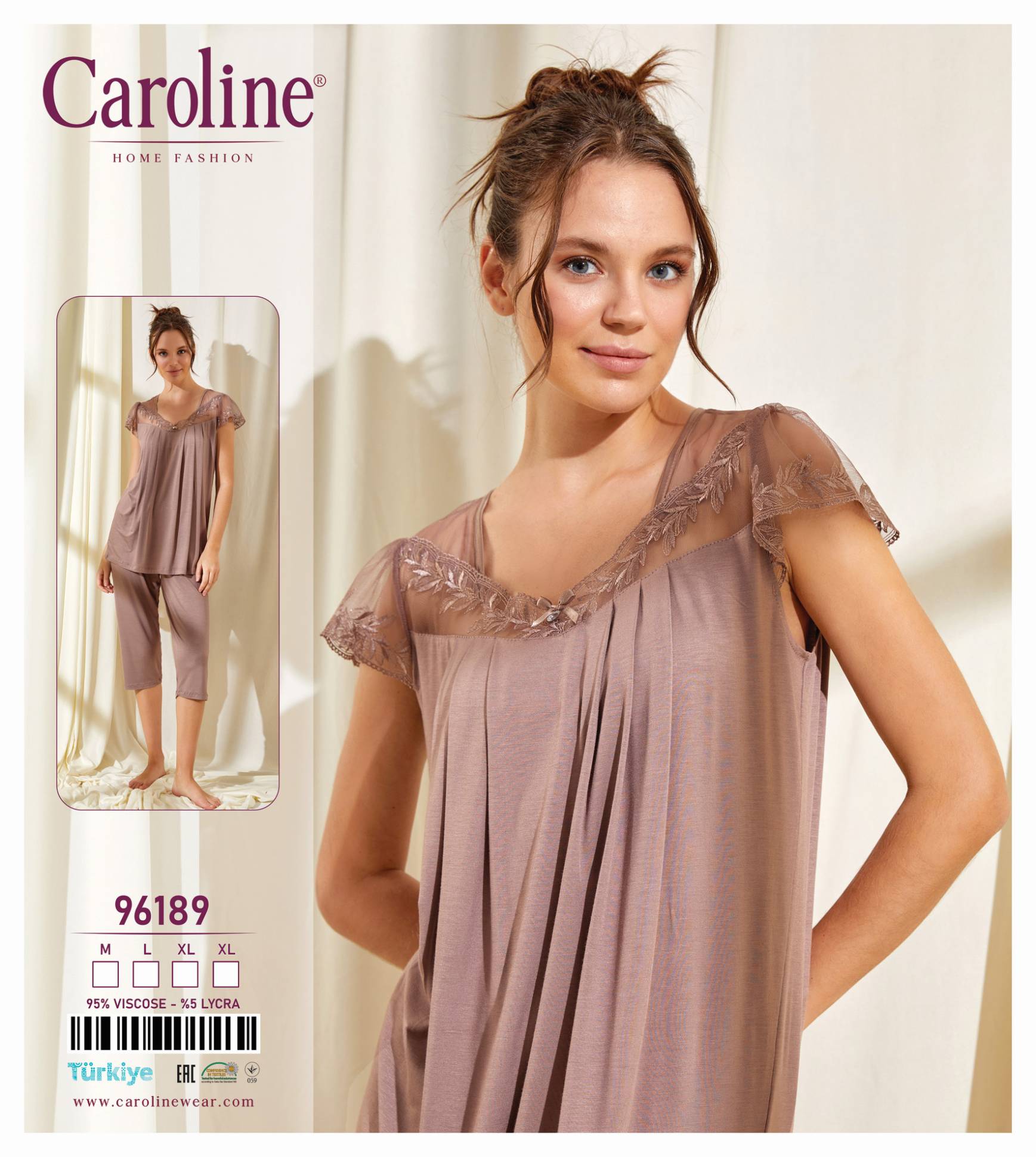 Caroline 96189 пижама M, L, XL, XL