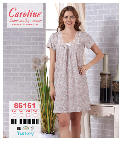 Caroline 86151 ночная рубашка 3XL