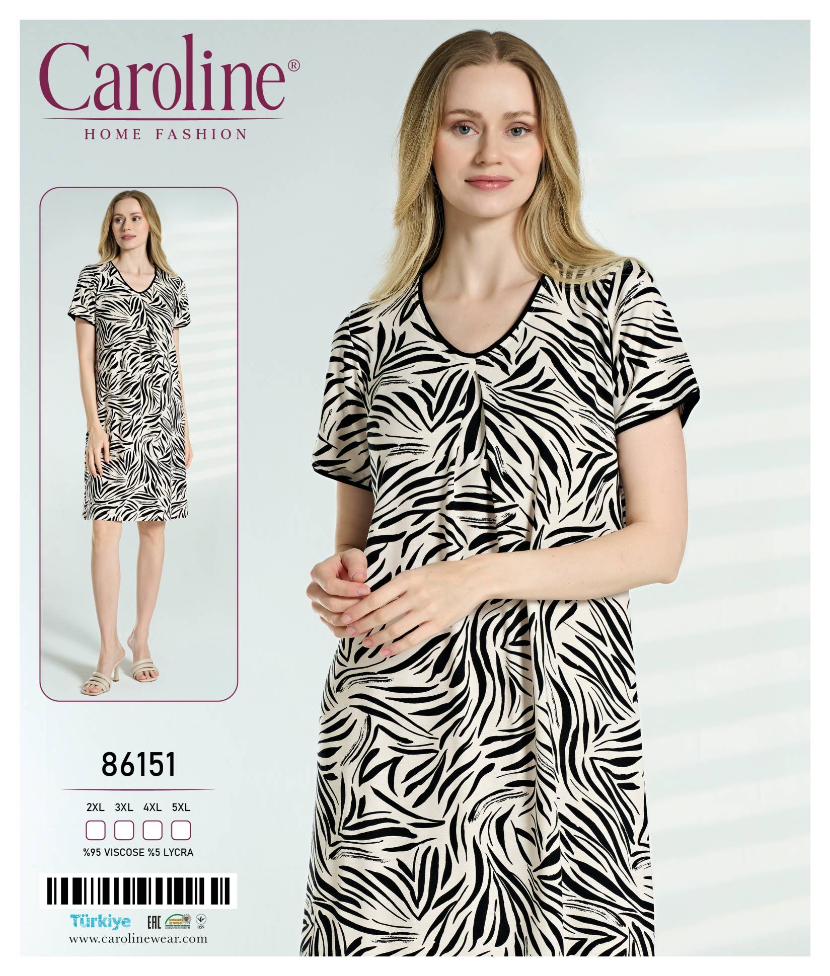 Caroline 86151 ночная рубашка 2XL