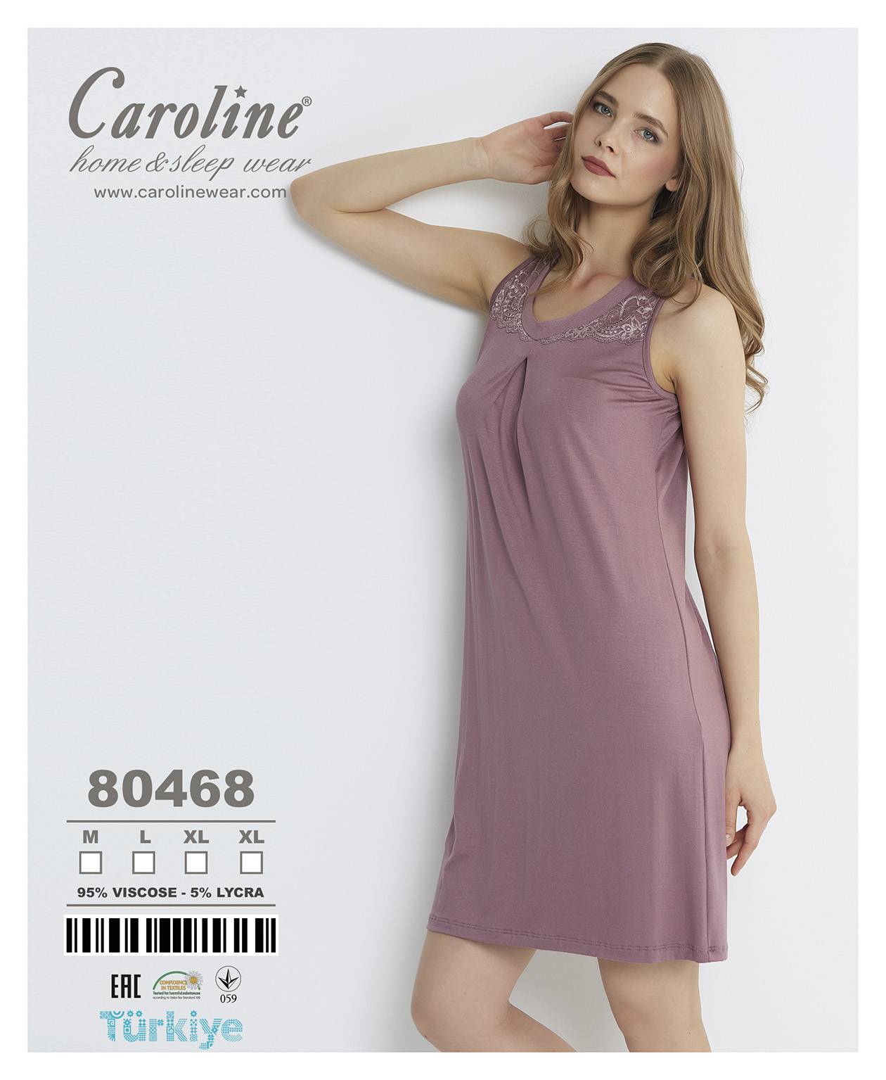 Caroline 80468 ночная рубашка XL