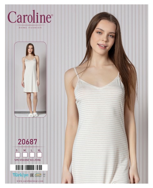 Caroline 20687 ночная рубашка S, M, L, XL