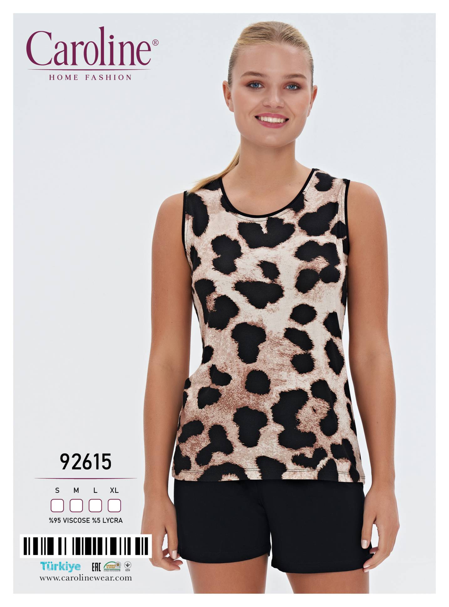 Caroline 92615 пижама S, M, L, XL