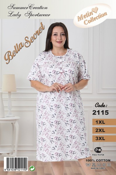 Metin 2115 ночная рубашка 1XL, 2XL