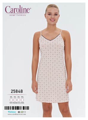Caroline 25848 ночная рубашка 5XL