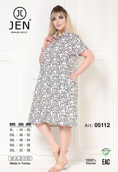 Jen 05112 халат XL, 2XL, 3XL, 4XL, 5XL